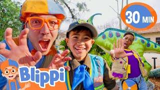 Stegosaurus Shuffle  | Blippi Songs | Educational Songs For Kids