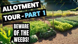 Cheshire Allotment Tour - Part 1 - It is in a sad state! - Allotment Diary