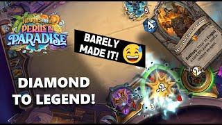 Hearthstone - Diamond Rank to LEGEND w/ Warrior Deck | Cyber Brawl Dev | Sep 2024