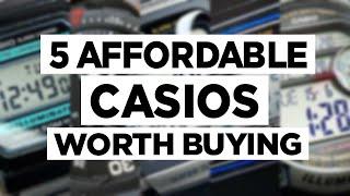 5 AFFORDABLE #CASIO WATCHES worth buying!