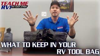 What To Keep In Your RV Tool Bag | Teach Me RV!