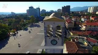 Elbasan, Albania - Drone view from Air 2016 (4K Ultra HD)