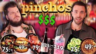 Hur hög nota kan vi få på Pinchos?