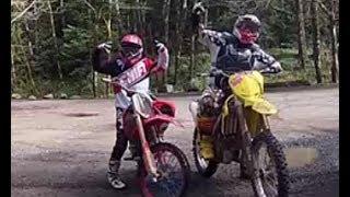 TnA Moto Films- Woods riding at Rogers Camp with Carsen, no Music