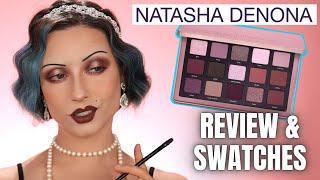 NATASHA DENONA RETRO PALETTE REVIEW & SWATCHES! GATSBY FLAPPER MAKEUP | CREATIVE CLICHE