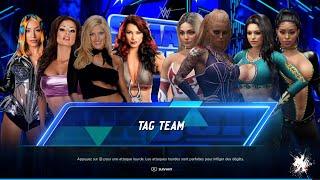 Victoria, Torrie, Candice Michelle & Mercedes Mone  Samantha, Amy, Megan & Maria