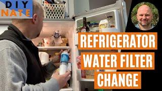 How to Quickly Change a Maytag / Whirlpool Refrigerator Water Filter! - by DIYNate