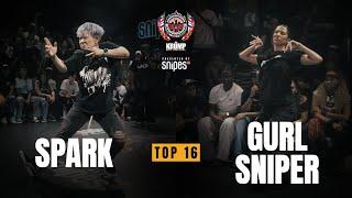 Spark vs Gurl Sniper | Female Top 16 | EBS Krump 2024