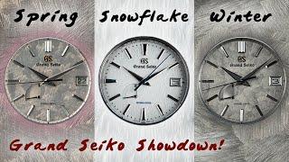 Snowflake, Winter or Spring? Detailed comparison of the Grand Seiko SBGA211, SBGA415 and SBGA413