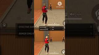 SCAR vs PARAFFLE gun verses damage ability test garena free fire #teending #viral #ff #shorts