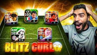 I PLAYED WITH A FULL TEAM OF BLITZ CURL PLAYERS AND IT WAS UNSTOPPABLE  efootball 25 mobile