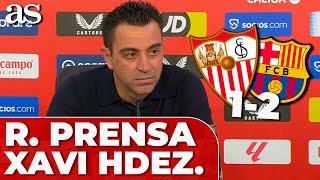 XAVI, ÚLTIMA rueda de prensa | SEVILLA 1- FC BARCELONA 2