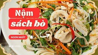 Cách Làm Nộm Sách Bò Ngon Chuẩn Vị | Cook béo