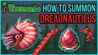 Terraria 1.4 - Dreadnautilus | New Mini-boss Showcase + How To Summon Blood Moon