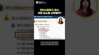 [필수 금융지식] 개인신용평가점수 어떤식으로 산정될까?