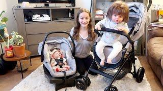 Unboxing My New Reborn Baby Stroller and Car Seat Travel System Combo