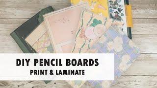 DIY Pencil Boards like Hobonichi Designs