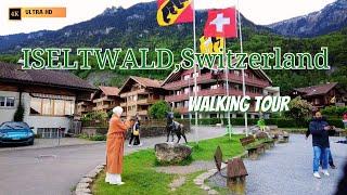 Iseltwald, SWITZERLAND Walking Tour - 4K (Most Beautiful Swiss Villages)