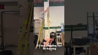 31 Inch Standing Vert, Jump Progress 6 inches in 6 Months
