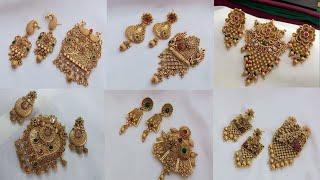 Gold antique pendant set//antique gold mangalsutra pendants 2022//antique pendants//shaim Jewellery