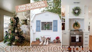 COZY COTTAGE CHRISTMAS HOME TOUR | & Festive Holiday Chicken Coup at Shelby's | FARMHOUSE LIVING