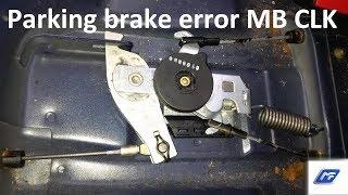 Parking Brake Test and finding Errors / Otestování Parkovací Brzdy - Mercedes-Benz CLK W208