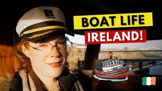 Woman aboard! I became a ship captain! | LIVING ON A BOAT IN IRELAND VLOG 