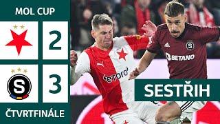 SK Slavia Praha vs. AC Sparta Praha | Čtvrtfinále Mol Cupu | SESTŘIH