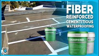 DampEnd - Fibre reinforced cementitious waterproof coating  - Torch-on maintenance alternative.