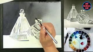 Painting Sparkling Glass with Shelley Prior