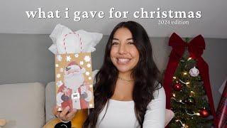 what i gave for christmas 2024 | gift ideas for bf, family, & friends