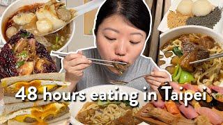 WHAT TO EAT IN TAIPEI! Taiwan Food Tour 2025 (beef noodles, night market, desserts & more!)