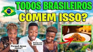 Difícil Acreditar em Brasil é normal comer isso sempre ?Inacreditavel -Africano reage