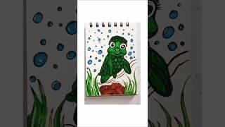 Turtle  in marine #subscribe #drawing #beautiful #trending #shots #shorts #viral #turtle #marine