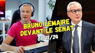 Bruno Lemaire devant le Sénat - 07-11-24