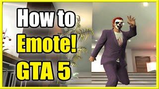 How to use EMOTES in GTA 5 Online & Change Actions (Best Tutorial!)