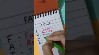 meaning of FATHER ️️️ #shorts #ytshorts