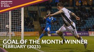 GOAL OF THE MONTH WINNER: February (2023)