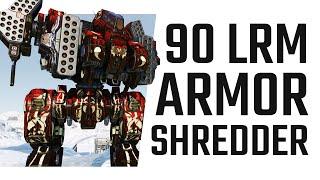 WARNING! Wall of Missiles! - Sunspider LRM 90 Build - Mechwarrior Online The Daily Dose 1524