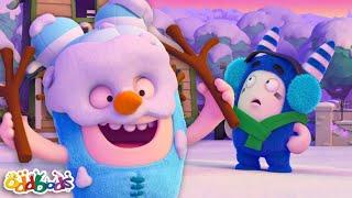 Pogo's Snow Bro! | OddBods | Science and Nature Cartoons For Kids| Moonbug Kids