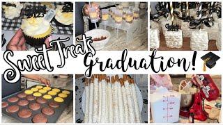 GRADUATION SWEET TREATS 2023 | BOOZY CUPCAKES | CHOCOLATE DIPPED GOODIES