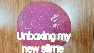 Unboxing my new slime