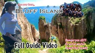 BLUFF ISLAND|| Sha tong hau shan|Sai kung Hong kong| Dangerous cliff|Crystal water| full guide video