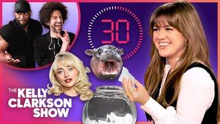 Kelly Clarkson & Band Play Celebrity Fishbowl ft. Sabrina Carpenter, Moo Deng, Snoop Dogg