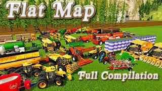 farming Simulator 22 fs22 full compilation timelapse  Flat Map  fs22 Mods