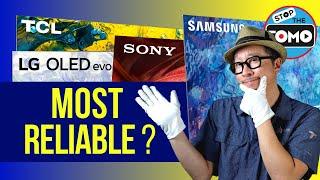 Most Reliable TVs Ranked: OLED vs QLED, Samsung vs LG TCL Sony Hisense