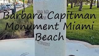 How to pronounce Barbara Capitman Monument Miami Beach in Dutch?