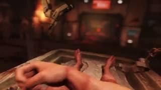 Doom 2016 - The UAC: Opening ''Rip and Tear'' Doom Marine Guy Wakes Up On Altar Gameplay Sequence