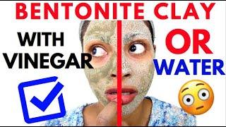 Best way to use BENTONITE CLAY MASK for face!