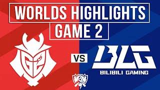 G2 vs BLG Highlights Game 2 | Worlds Swiss Stage 2024 | G2 Esports vs Bilibili Gaming